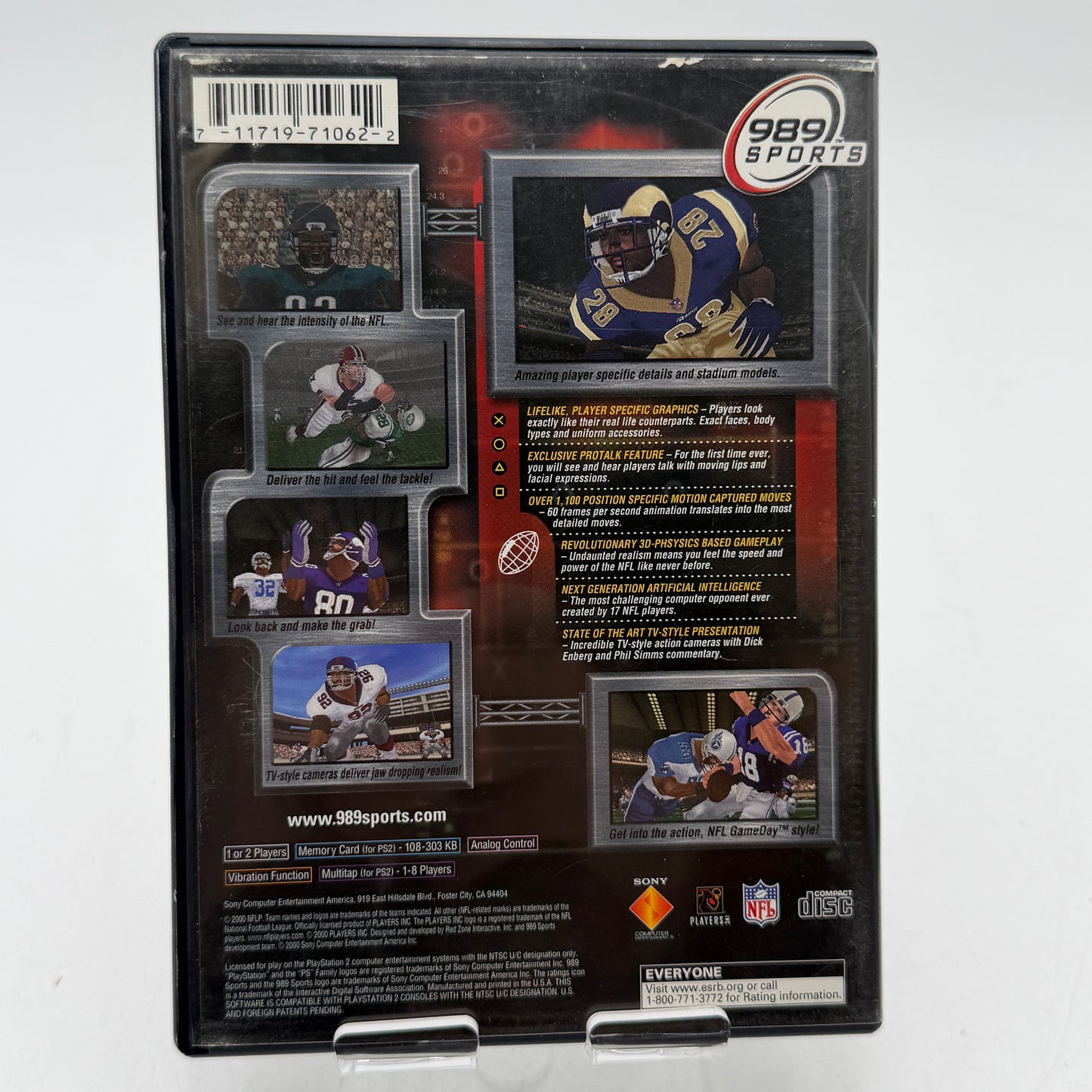 PlayStation 2 NFL GameDay 2001 CIB