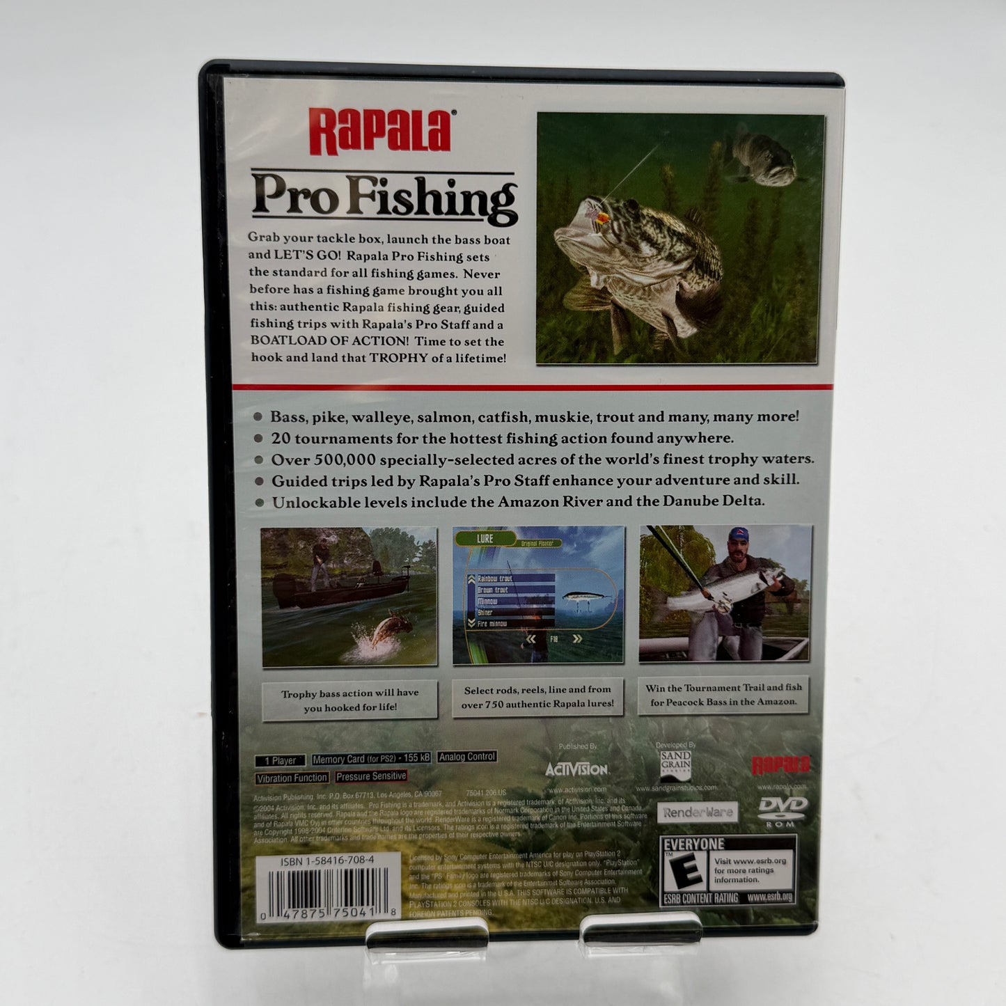 Sony PlayStation 2 Rapala Pro Fishing CIB