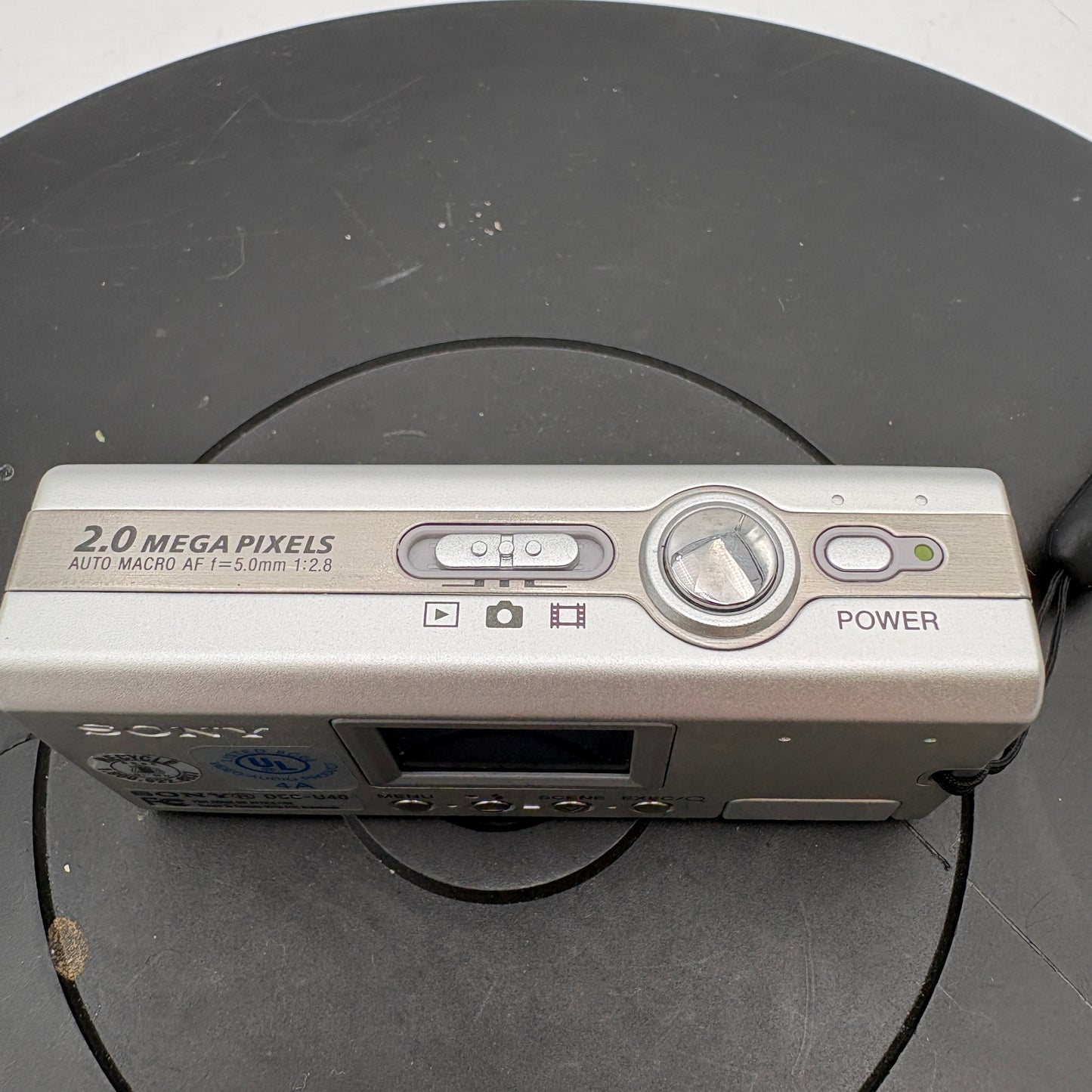 Sony Cybershot DSC-U40 Digital Camera Silver Used With Box