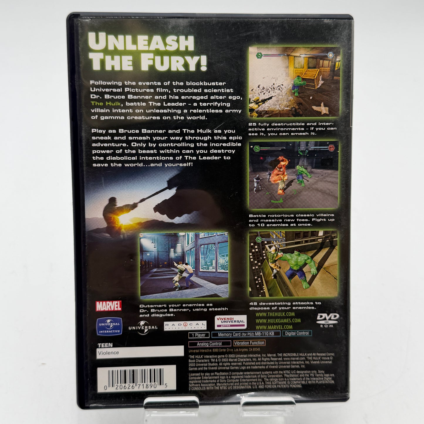 PlayStation 2 Hulk CIB