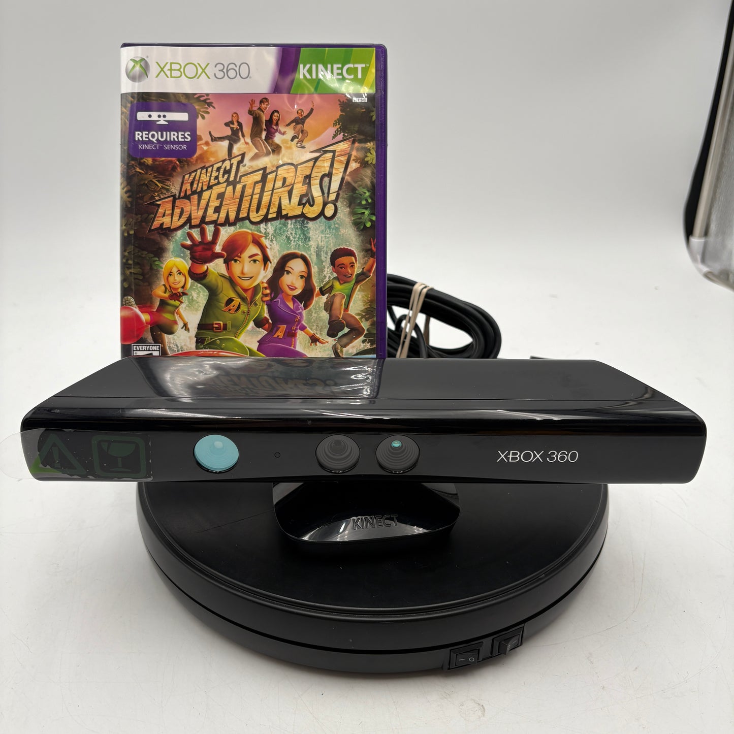 Microsoft Xbox 360 Kinect and Kinect Adventures Game CIB
