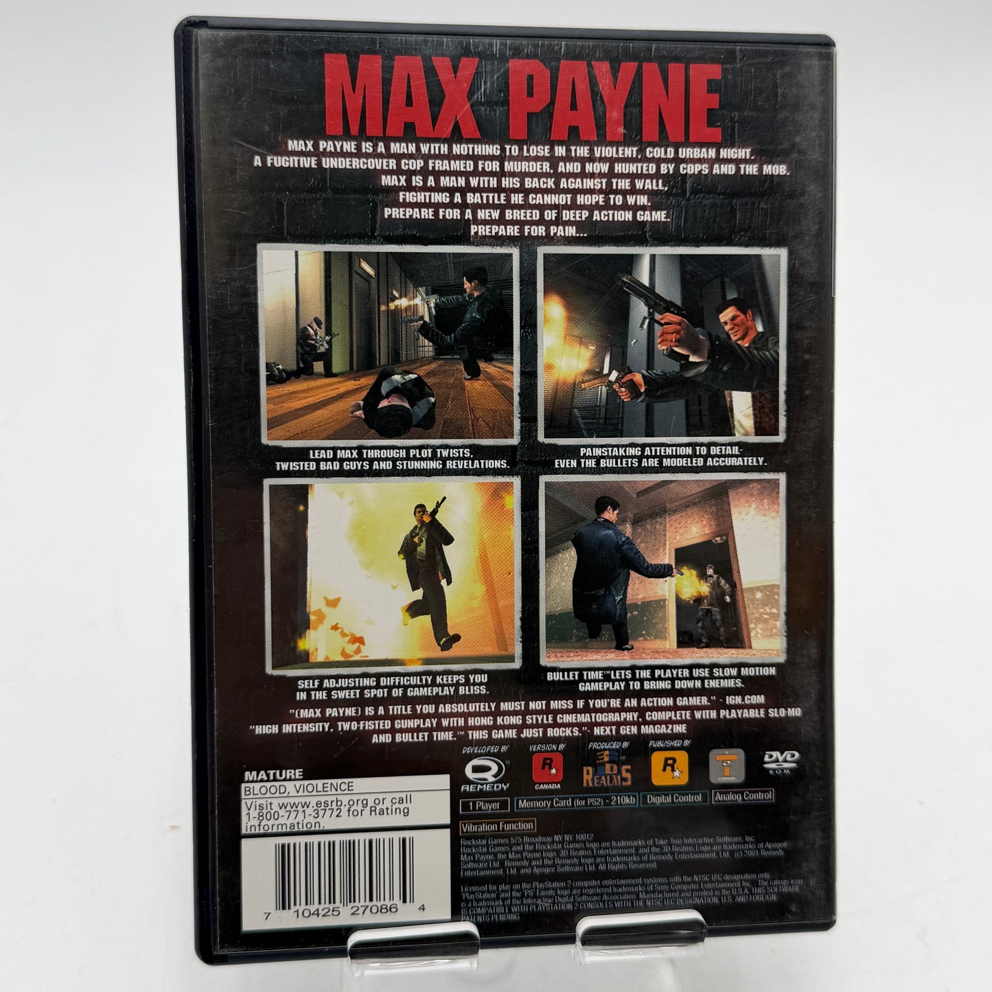 Max Payne for PlayStation 2 CIB