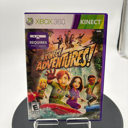 Microsoft Xbox 360 Kinect and Kinect Adventures Game CIB