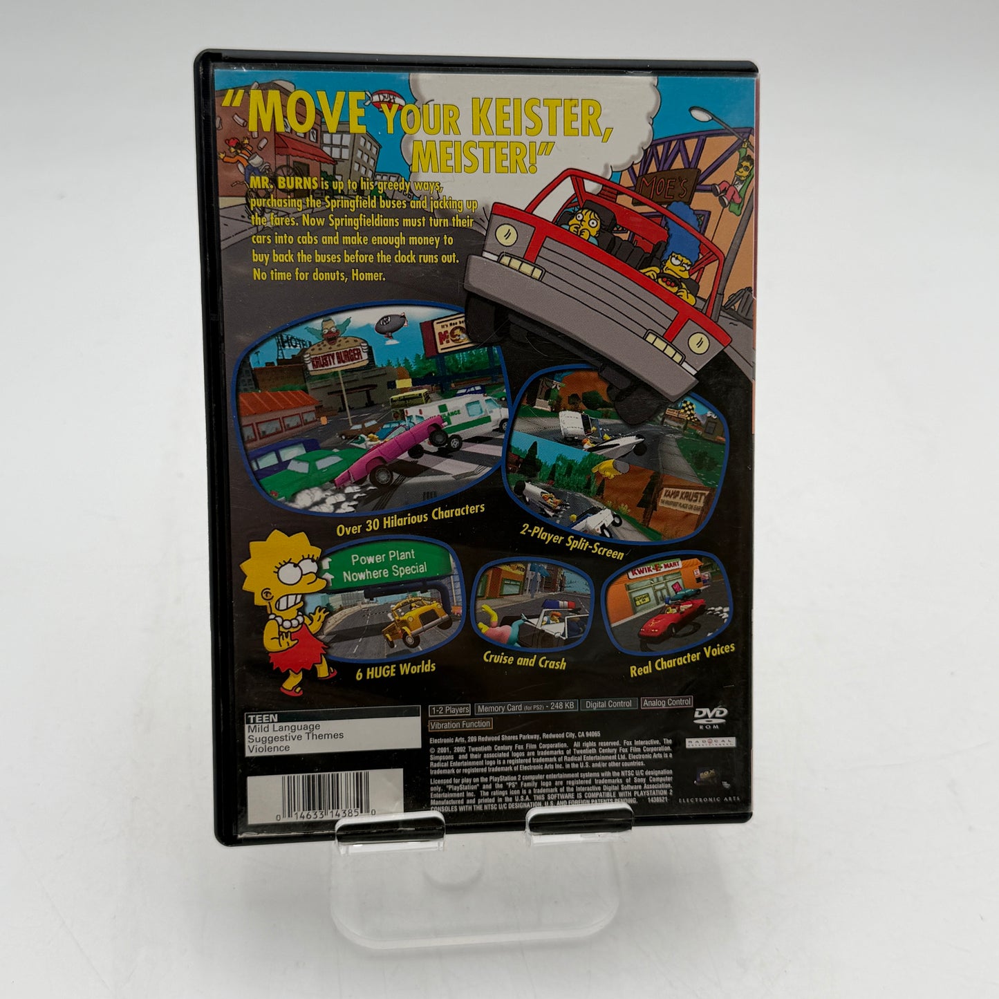 The Simpsons Road Rage for PlayStation 2 CIB