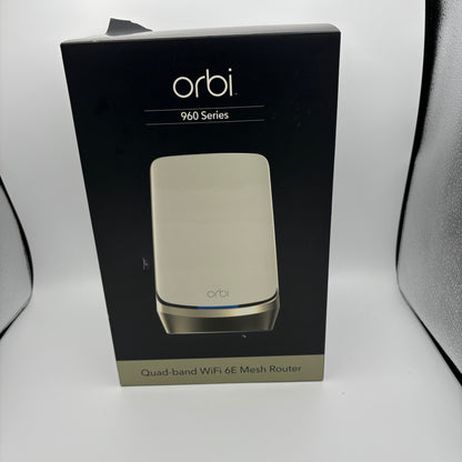 Netgear Orbi Router RBRE960 Quad-Band 6E Mesh WiFI