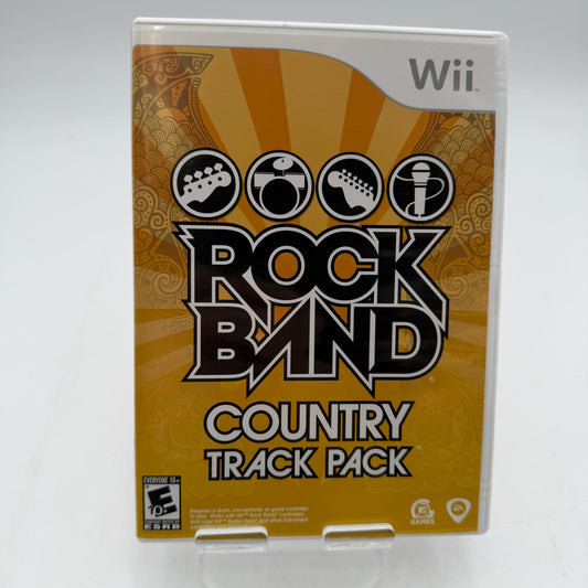 Wii Rock Band Country Track Pack 2 Complete with Box and Manual