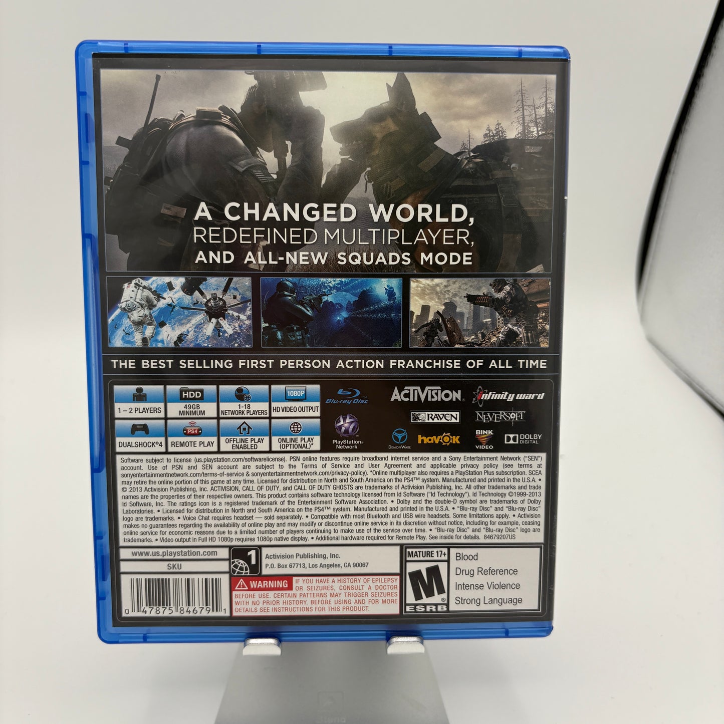 PlayStation 4 Call of Duty Ghosts Black CIB