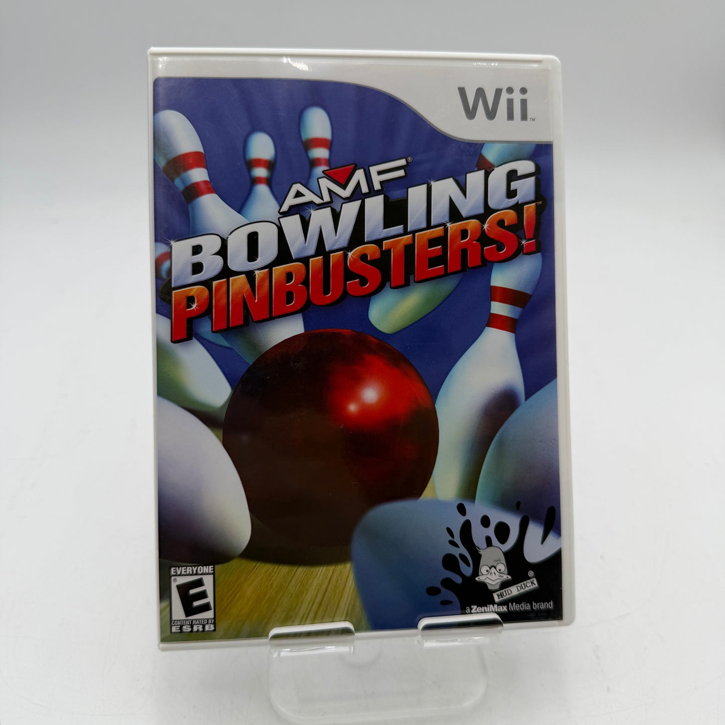 Wii AMF Bowling Pinbusters Video Game Complete with Box and Manual