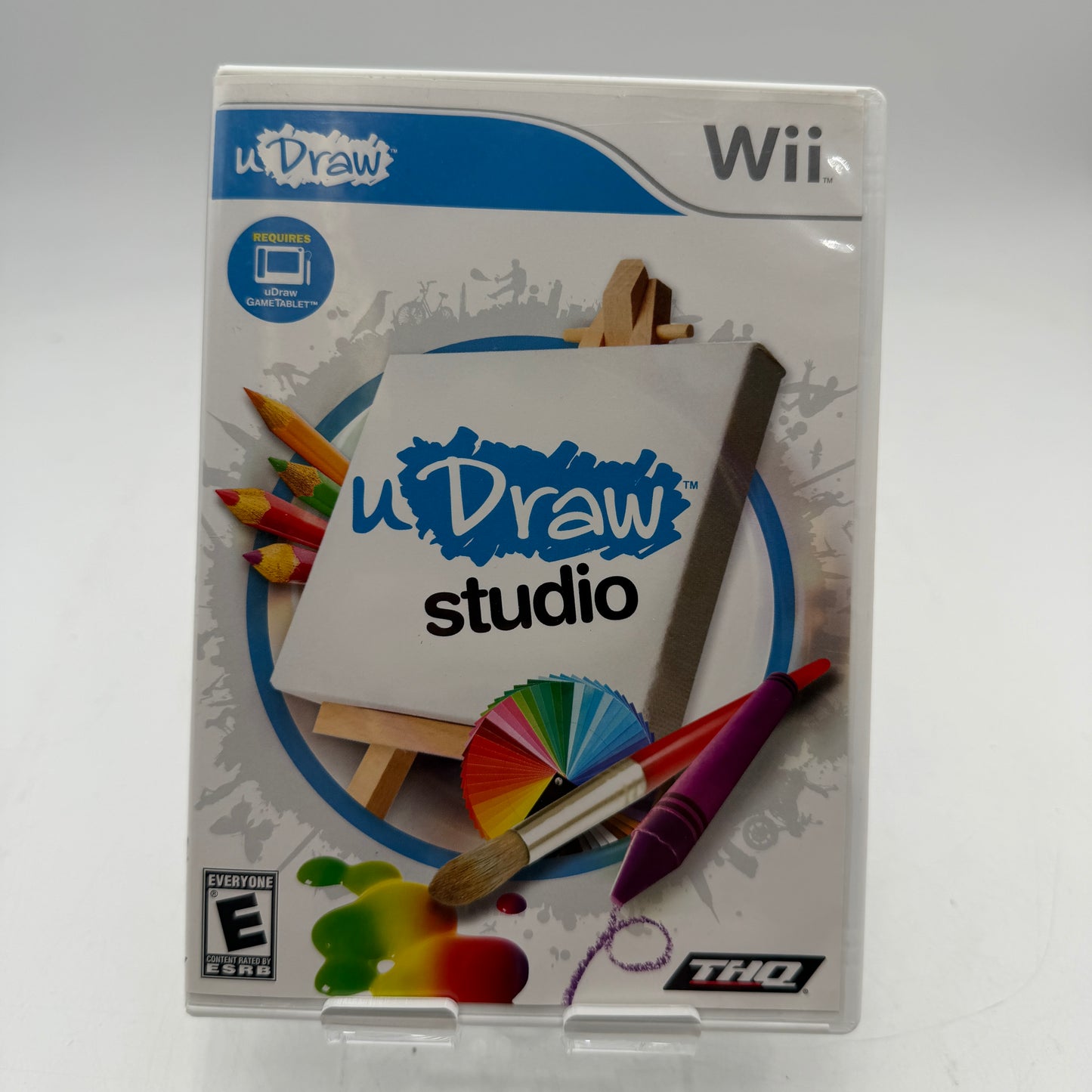 Wii uDraw Studio Video Game White Complete With Box and Manual