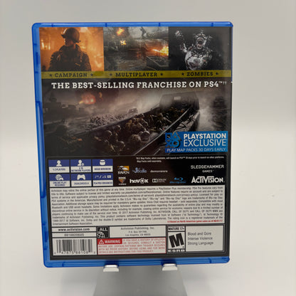 Call of Duty WWII PlayStation 4 Video Game CIB