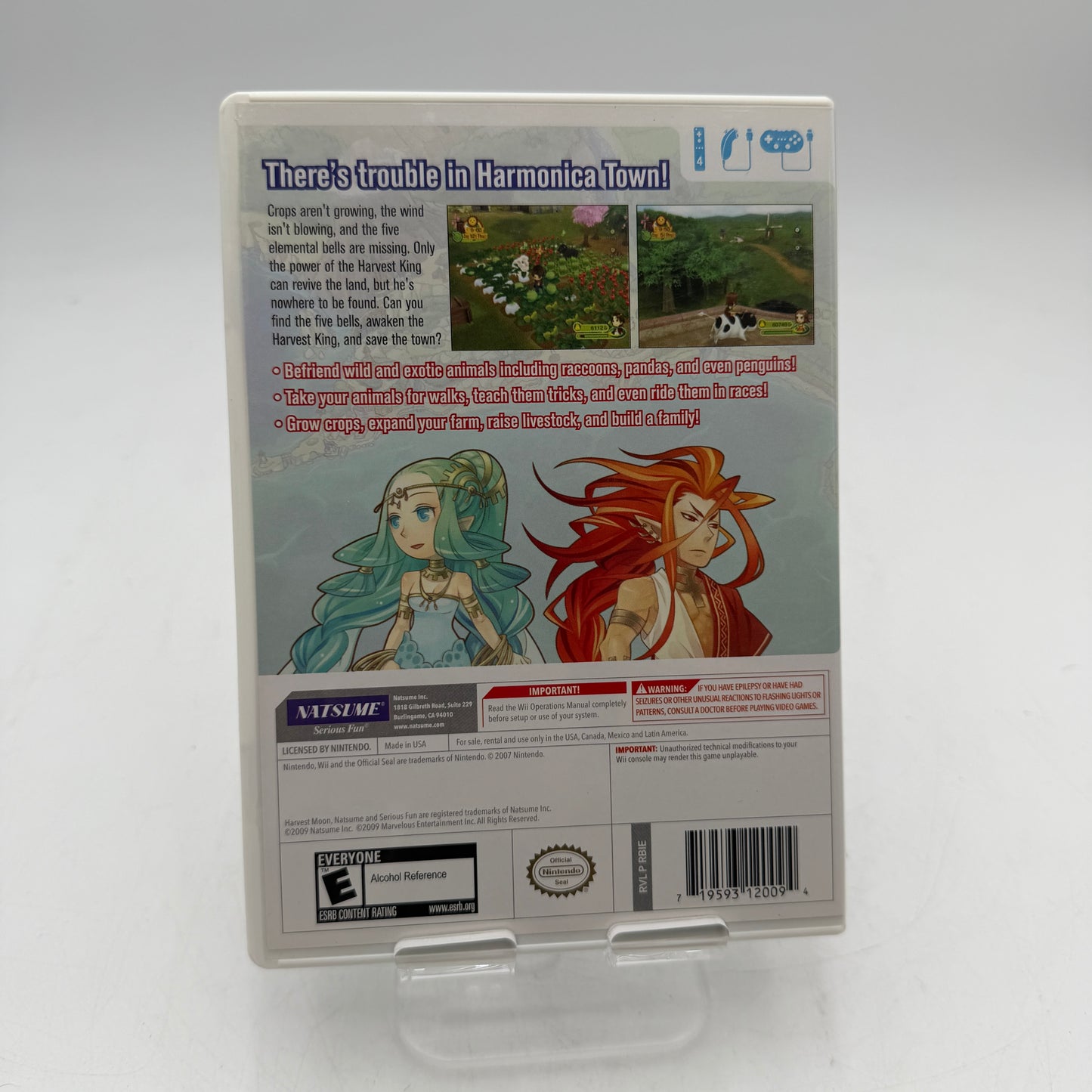 Wii Harvest Moon: Animal Parade Complete in Box with Manual