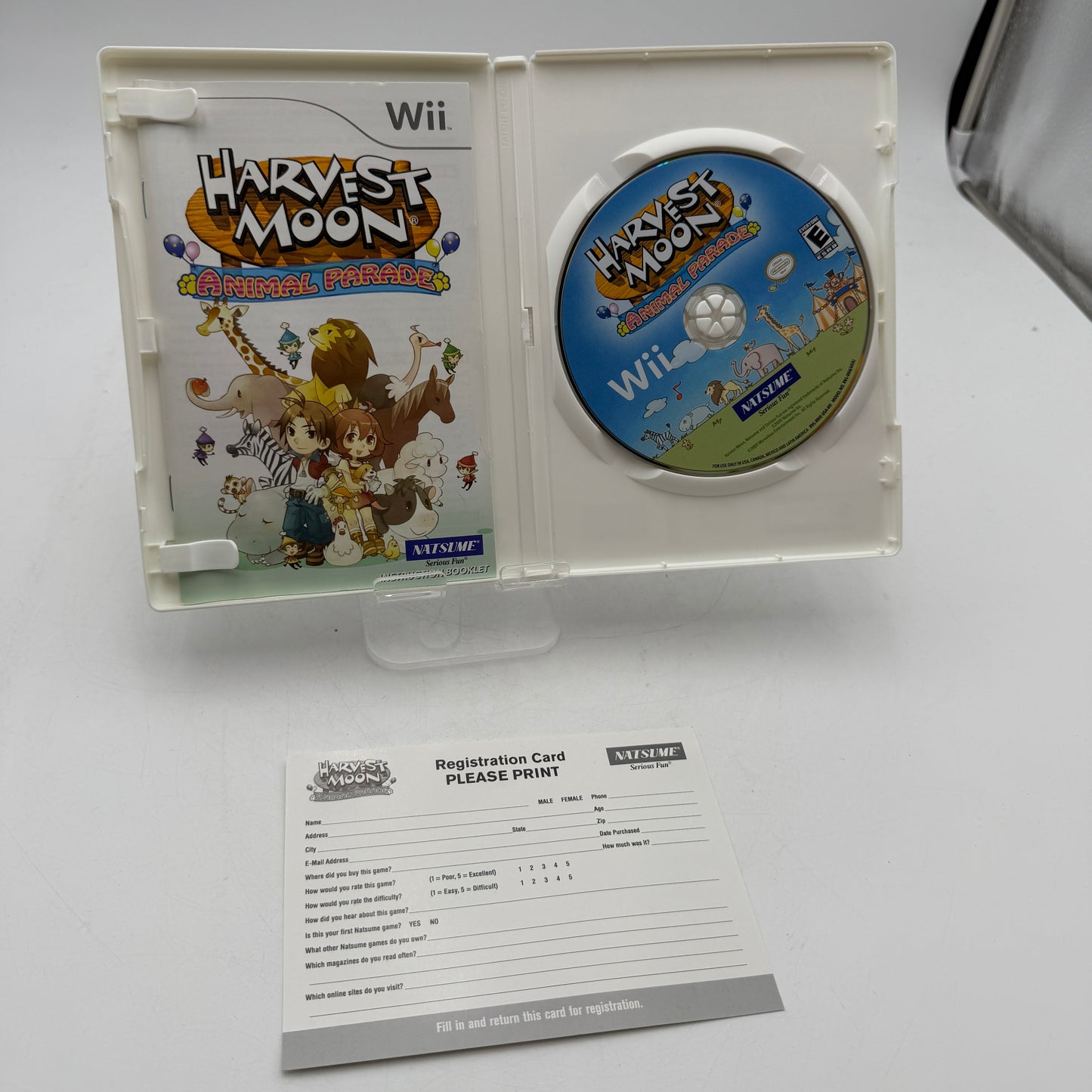 Wii Harvest Moon: Animal Parade Complete in Box with Manual