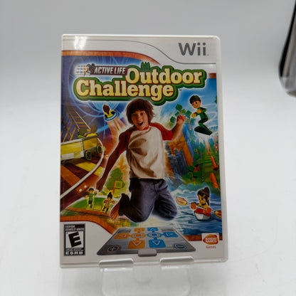 Wii Active Life Outdoor Challenge Video Game Complete with Box and Manuals
