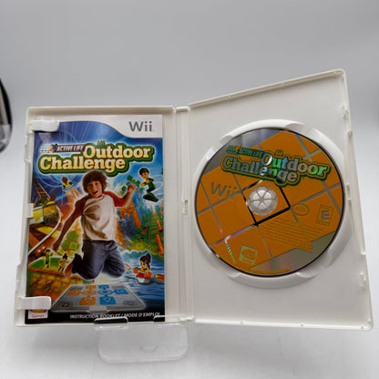 Wii Active Life Outdoor Challenge Video Game Complete with Box and Manuals