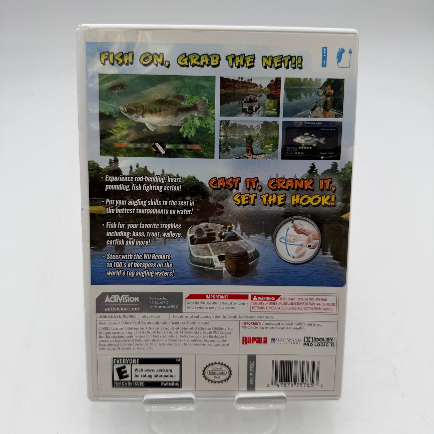 Wii Rapala Fishing Frenzy CIB
