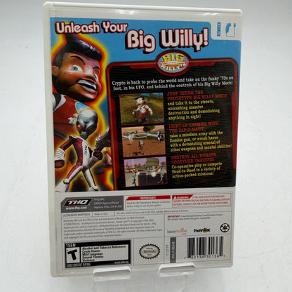 Wii Destroy All Humans Big Willy Unleashed Complete In Box with Manual