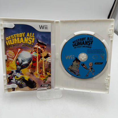 Wii Destroy All Humans Big Willy Unleashed Complete In Box with Manual