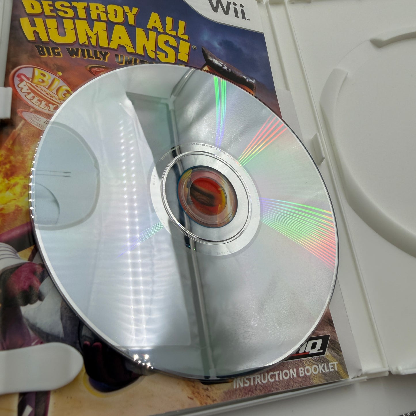 Wii Destroy All Humans Big Willy Unleashed Complete In Box with Manual