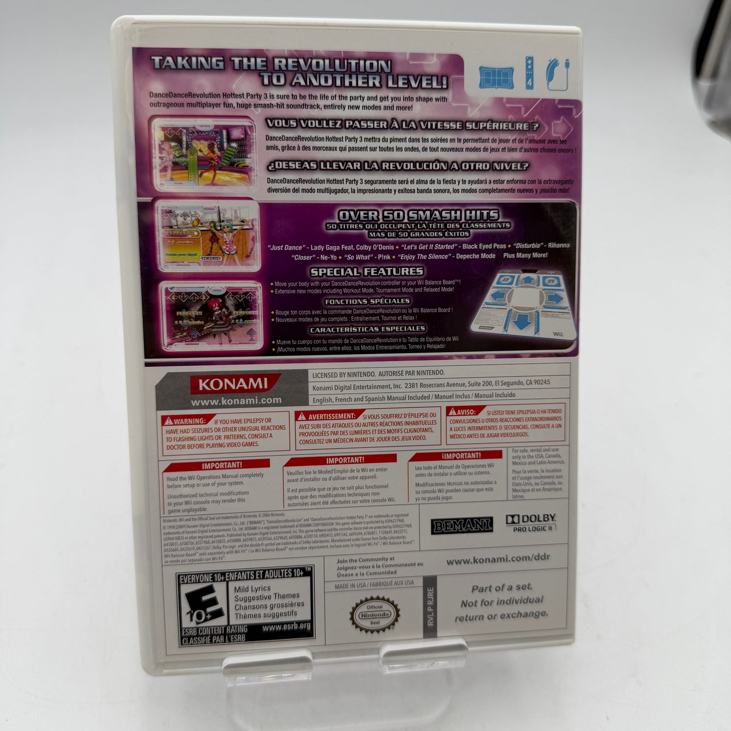 Wii Dance Dance Revolution: Hottest Party 3 CIB