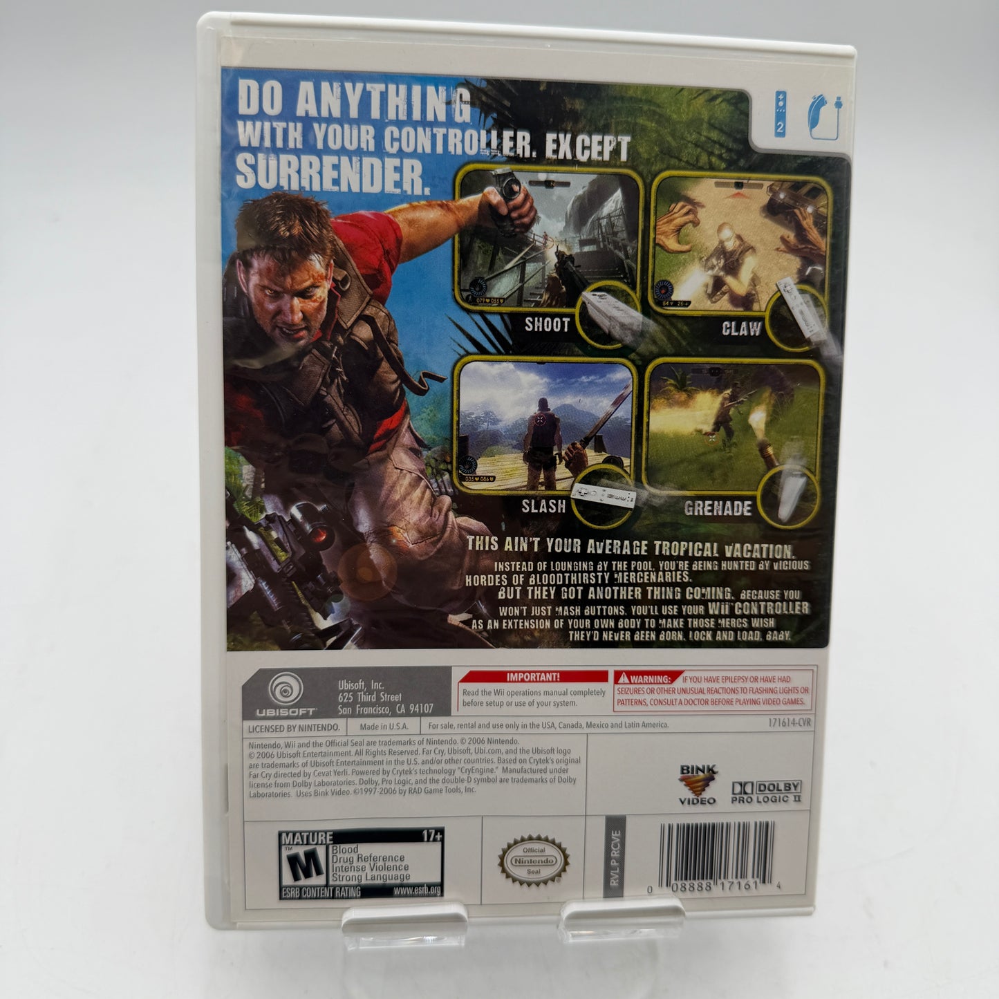 Wii Far Cry Vengeance Game CIB