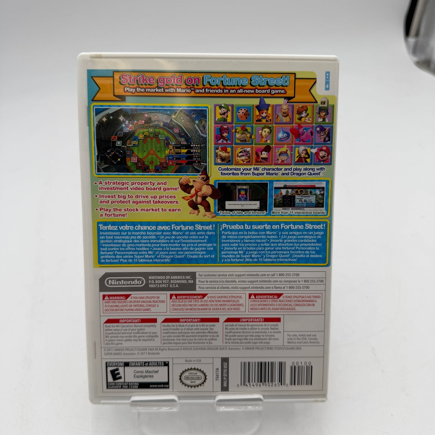 Wii Fortune Street Game CIB