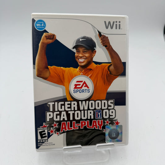 Wii Tiger Woods 2009 All-Play Game CIB