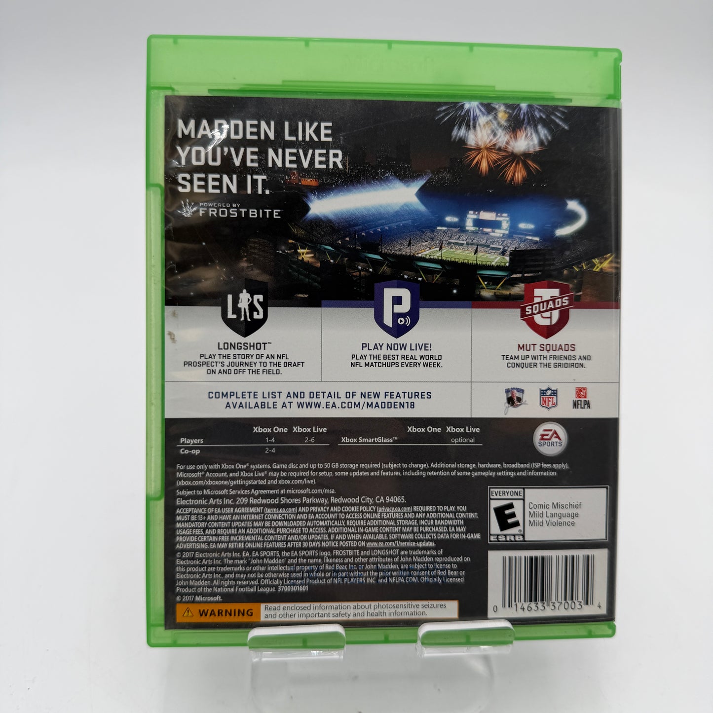 Xbox One Madden NFL 18