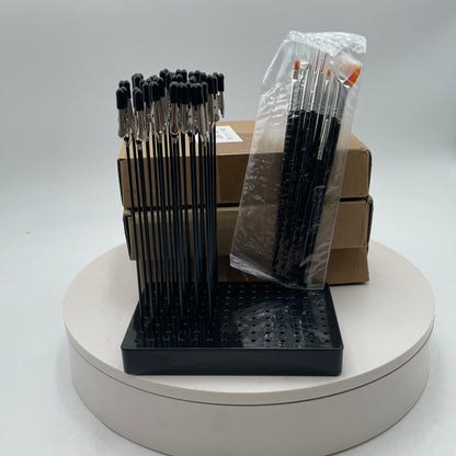Nuanchu Painting Stand Base Holder and Alligator Clips Set Lot of 3