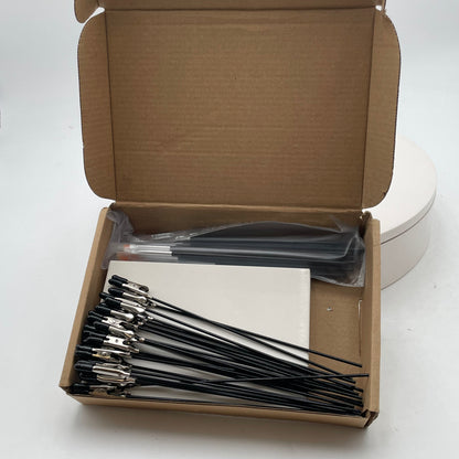 Nuanchu Painting Stand Base Holder and Alligator Clips Set Lot of 3