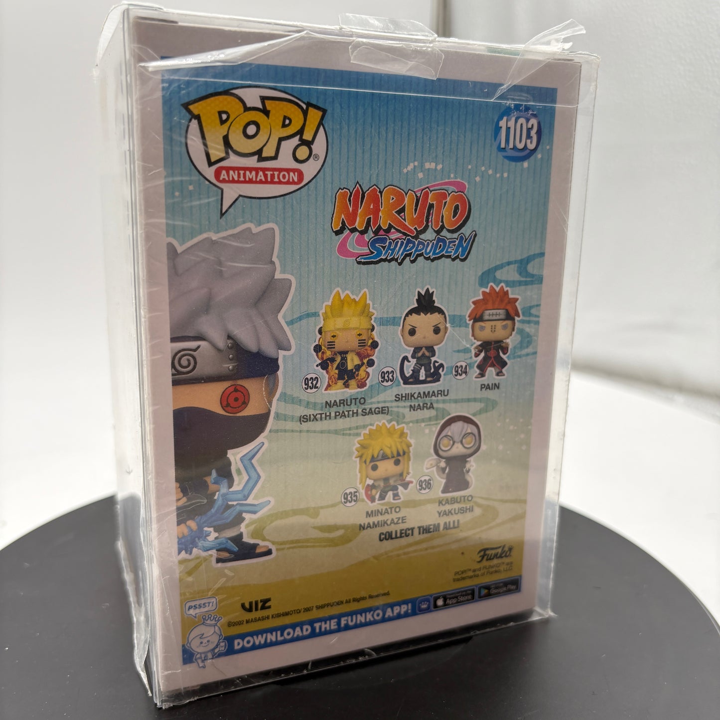 Funko Pop! Naruto Shippuden Kakashi (Raikiri) #1103 GameStop Exclusive Glow Collectible Figure