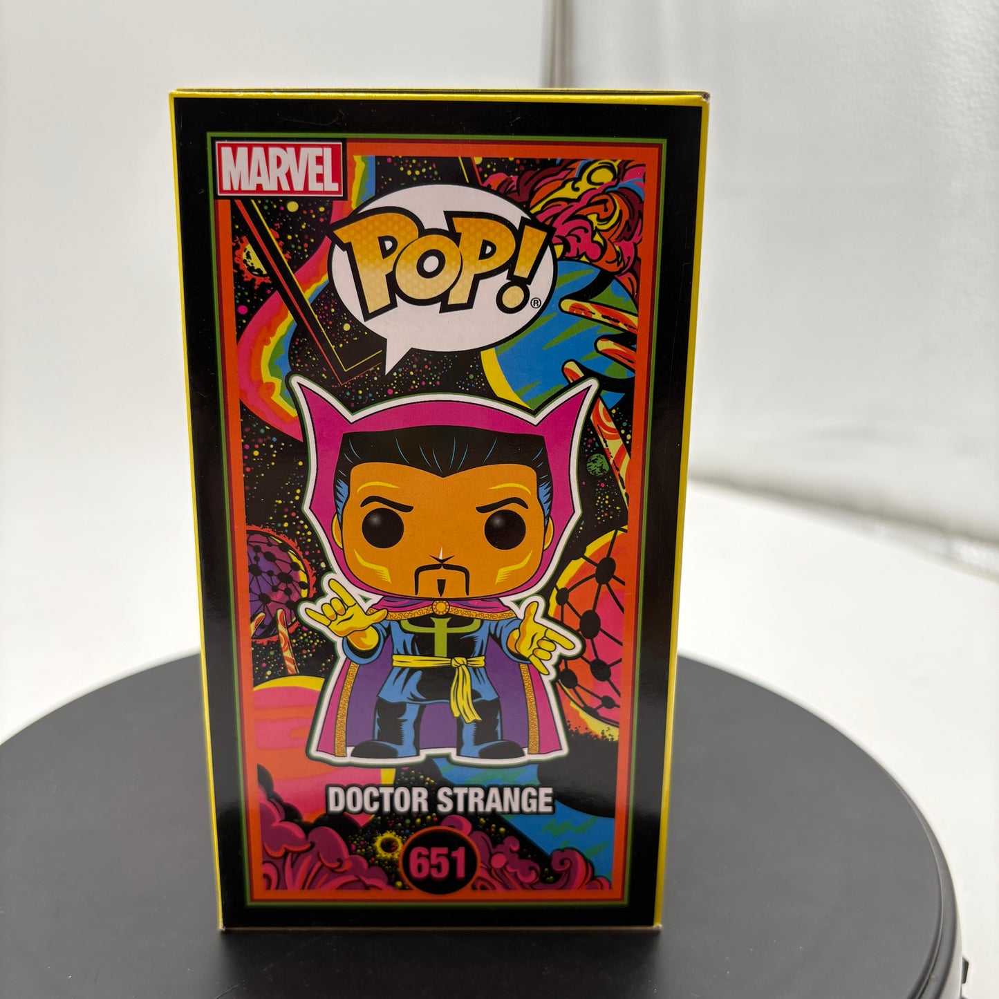 Funko Pop! Marvel Black Light Doctor Strange #651 Target Exclusive Collectible Figure