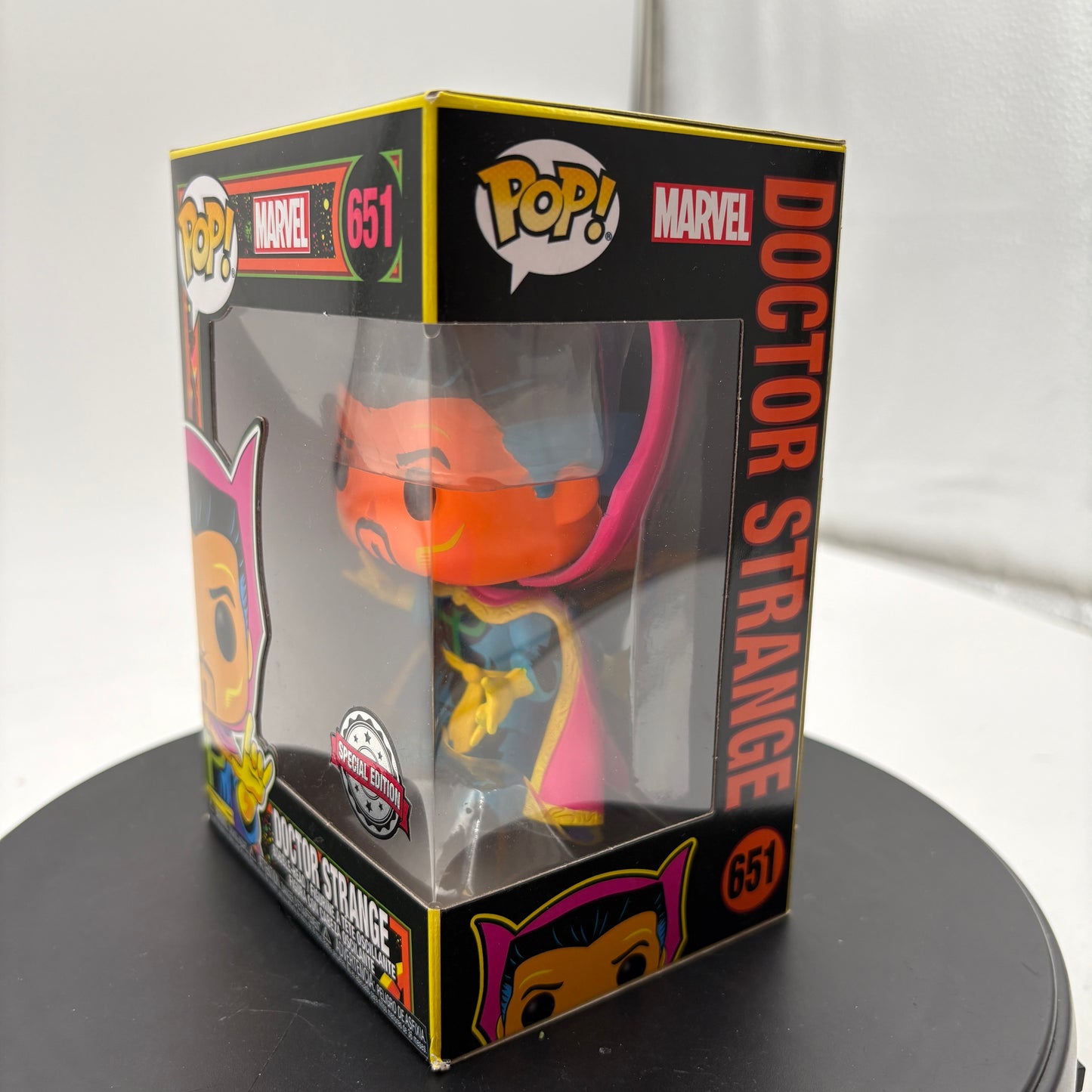 Funko Pop! Marvel Black Light Doctor Strange #651 Target Exclusive Collectible Figure