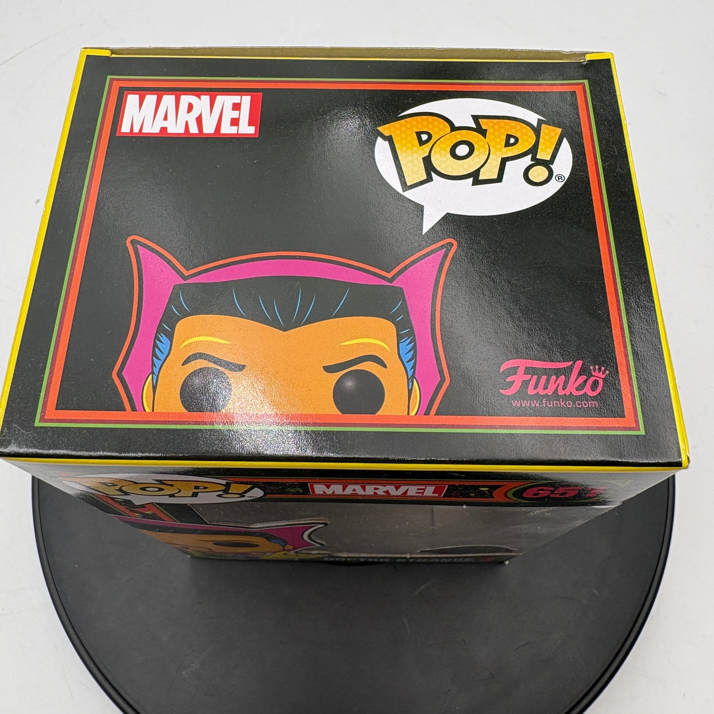 Funko Pop! Marvel Black Light Doctor Strange #651 Target Exclusive Collectible Figure