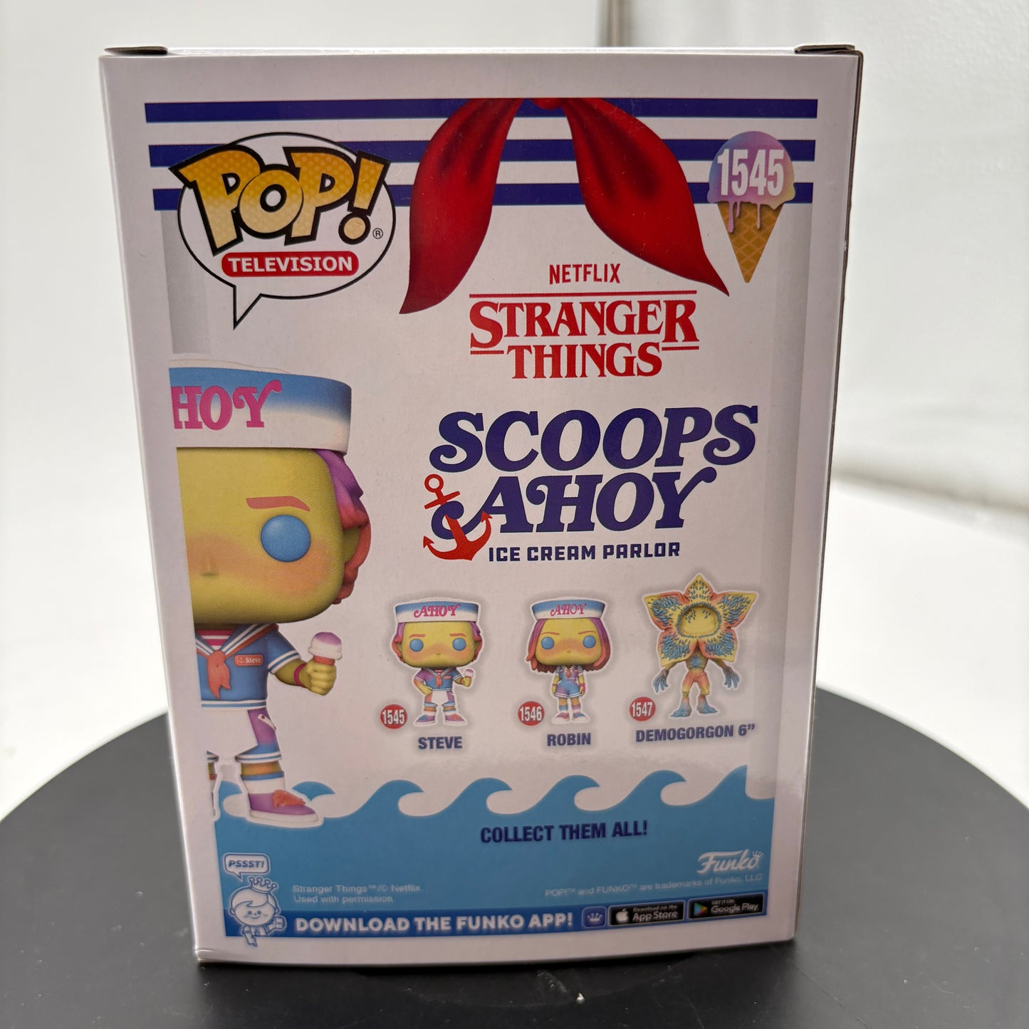Funko Pop! Television Stranger Things Steve #1545 Scoops Ahoy Sherbert Surprise