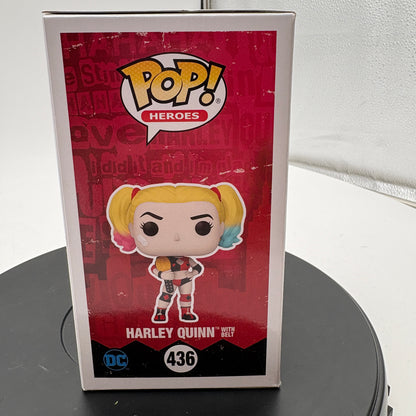 Funko Pop! Heroes DC Super Heroes 436 Harley Quinn With Belt Vinyl Figure