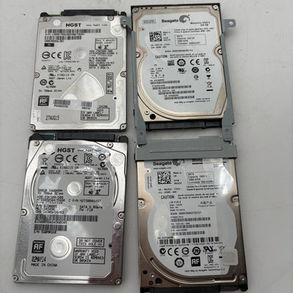 Lot of 12 Assorted 2.5" Laptop Hard Drives READ