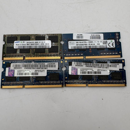 Lot of 24 Assorted Laptop RAM Modules Various Sizes READ