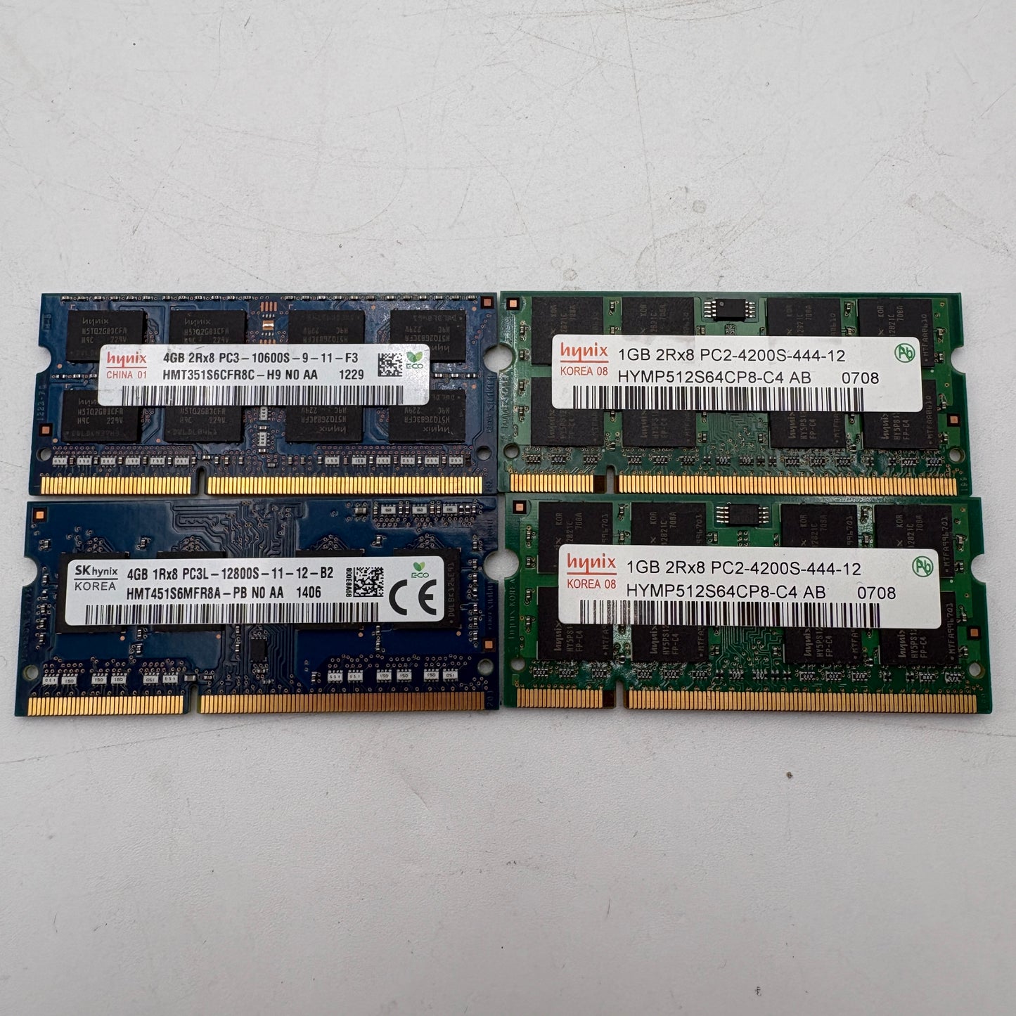 Lot of 24 Assorted Laptop RAM Modules Various Sizes READ