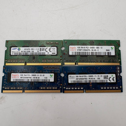 Lot of 24 Assorted Laptop RAM Modules Various Sizes READ