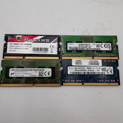 Lot of 24 Assorted Laptop RAM Modules Various Sizes READ