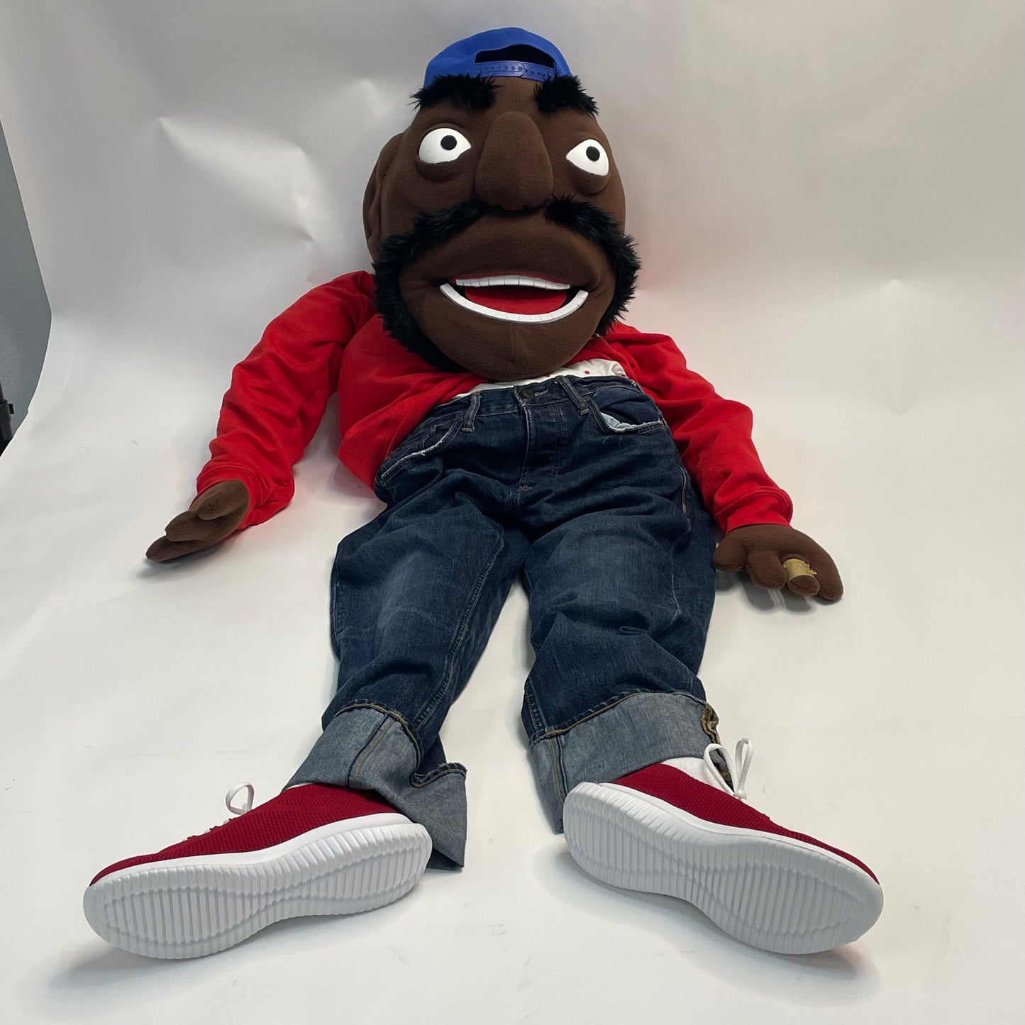 Rare Handmade Biz Markie Me and The Biz Puppet Ego Trip Juice Crew Collectible
