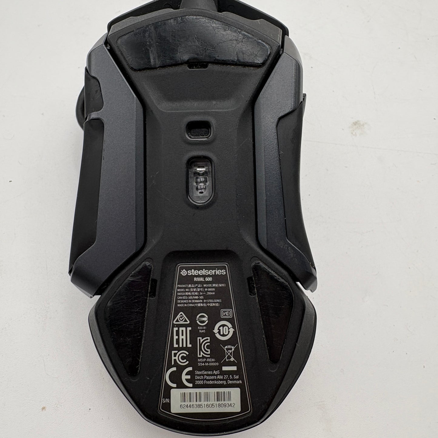 SteelSeries Rival 600 RGB Gaming Mouse 7-Button 12000 DPI