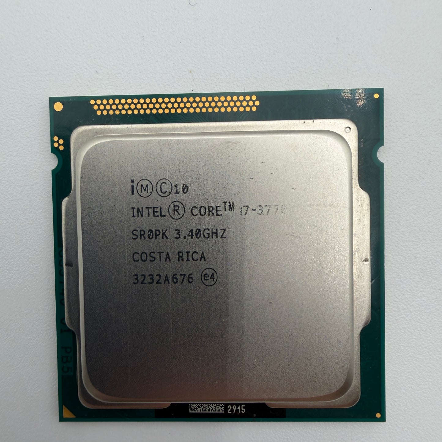 Intel i7-3770 Processor Silver