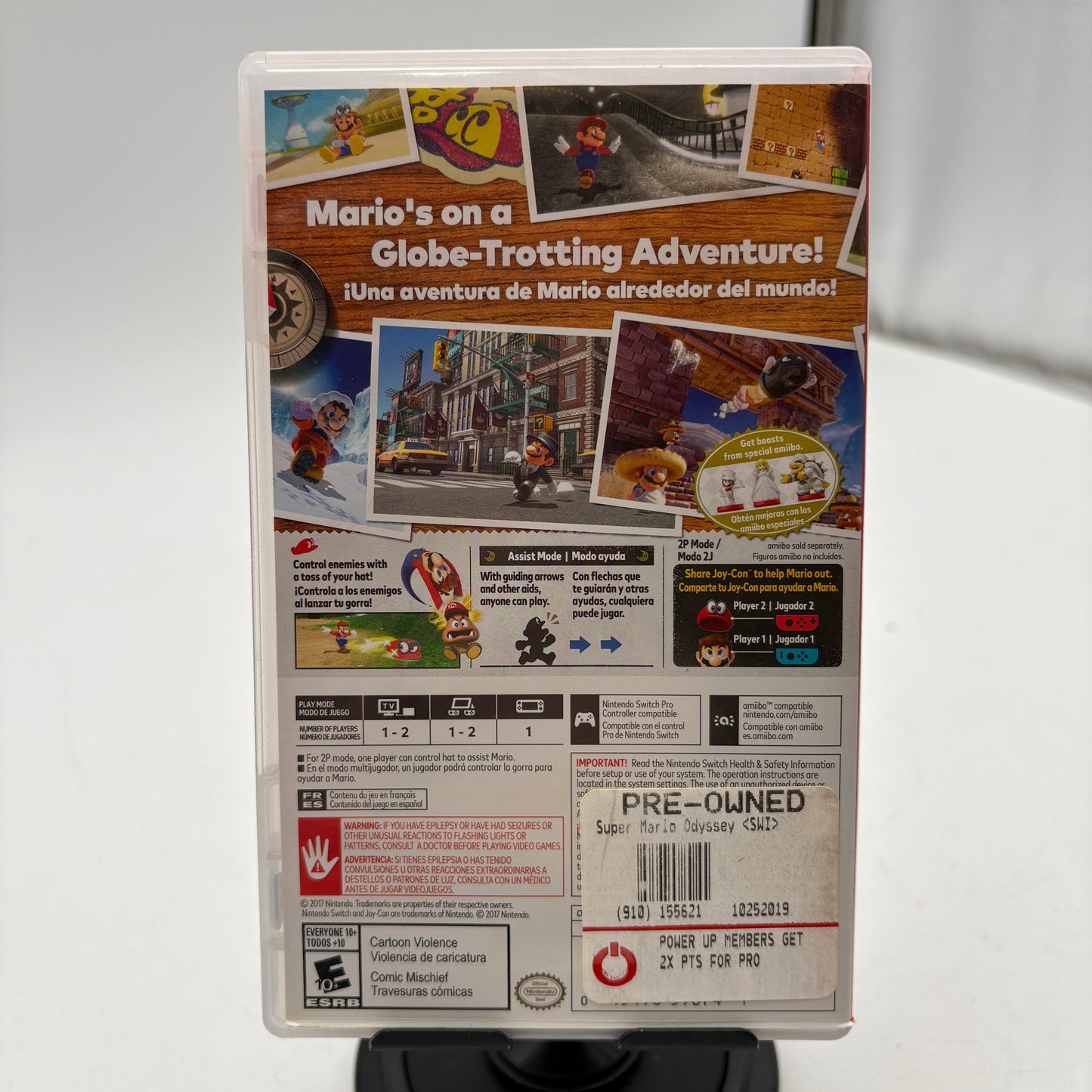 Super Mario Odyssey for Nintendo Switch CIB