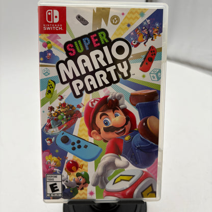 Nintendo Switch Super Mario Party Video Game Used With Box
