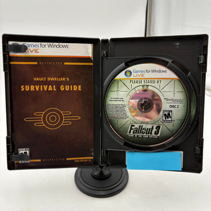 Fallout 3 Game of the Year PC Video Game CIB