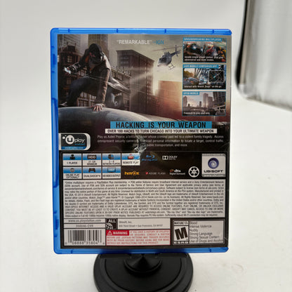 Watch Dogs PlayStation 4 PS4 Video Game CIB