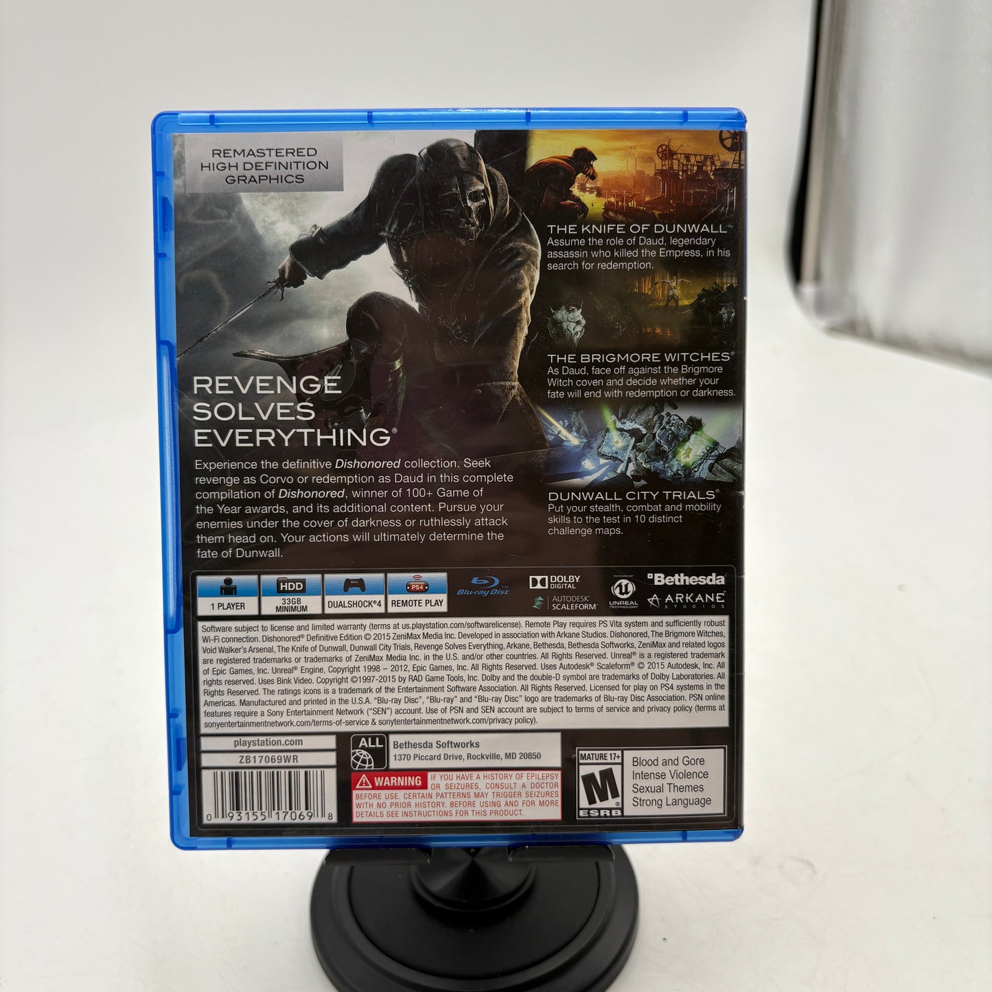 Dishonored Definitive Edition Playstation 4 CIB