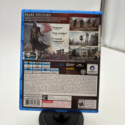 Assassin's Creed Unity Limited Edition Playstation 4 CIB