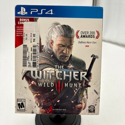 Witcher 3: Wild Hunt PlayStation 4 Video Game CIB